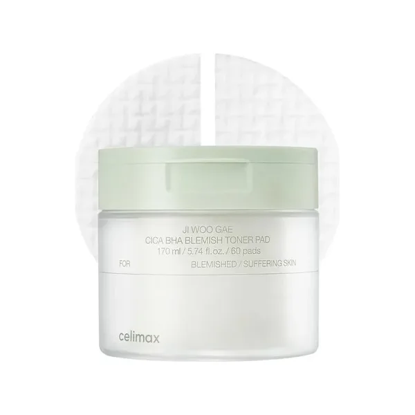 Ji Woo Gae Cica BHA Blemish Toner Pad
