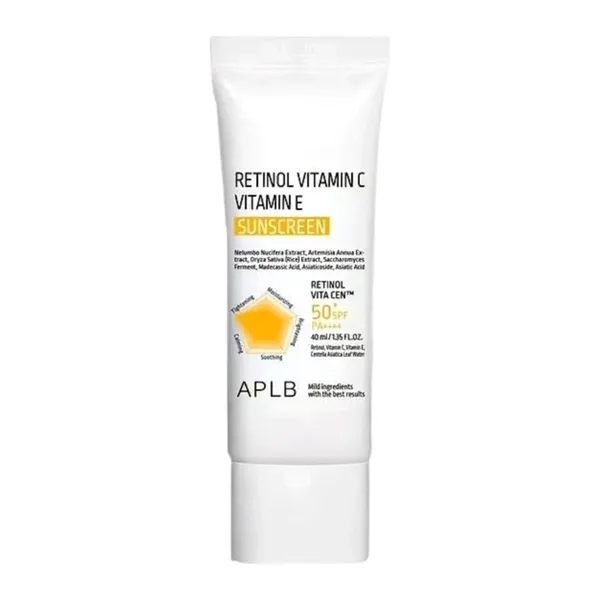Retinol Vitamin C Vitamin E Sunscreen SPF 50+ PA++++