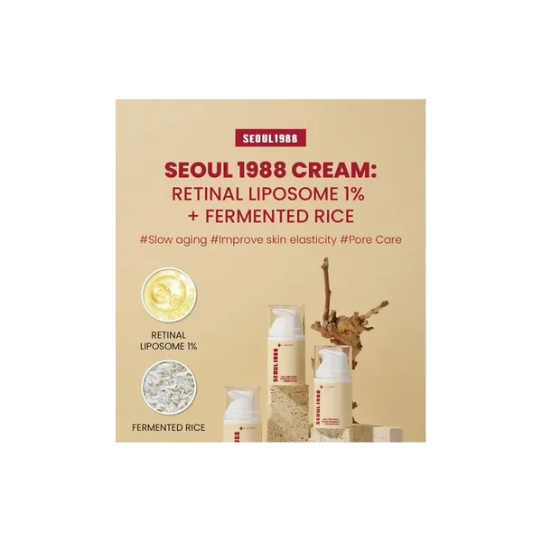 Seoul 1988 Cream Retinal Liposome 1% + Fermented Rice