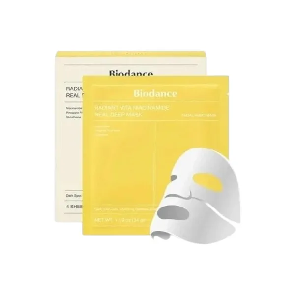 Radiant Vita Niacinamide Real Deep Mask 1Box