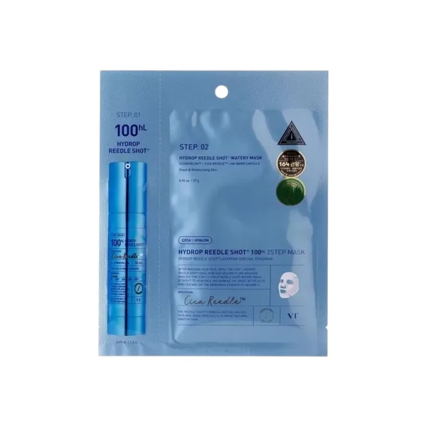HYDROP REEDLE SHOT 100hL 2 STEP MASK ( + ) VT Cosmetics