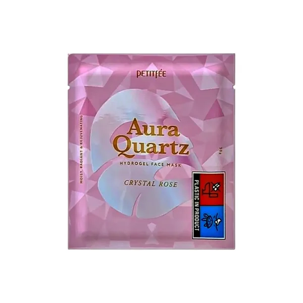 Aura Quartz Hydrogel Face Mask – Crystal Rose,, 1 piece